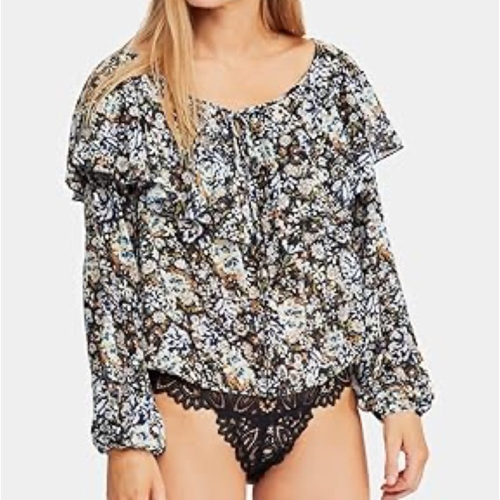 Free People Say It To Me Bodysuit M
